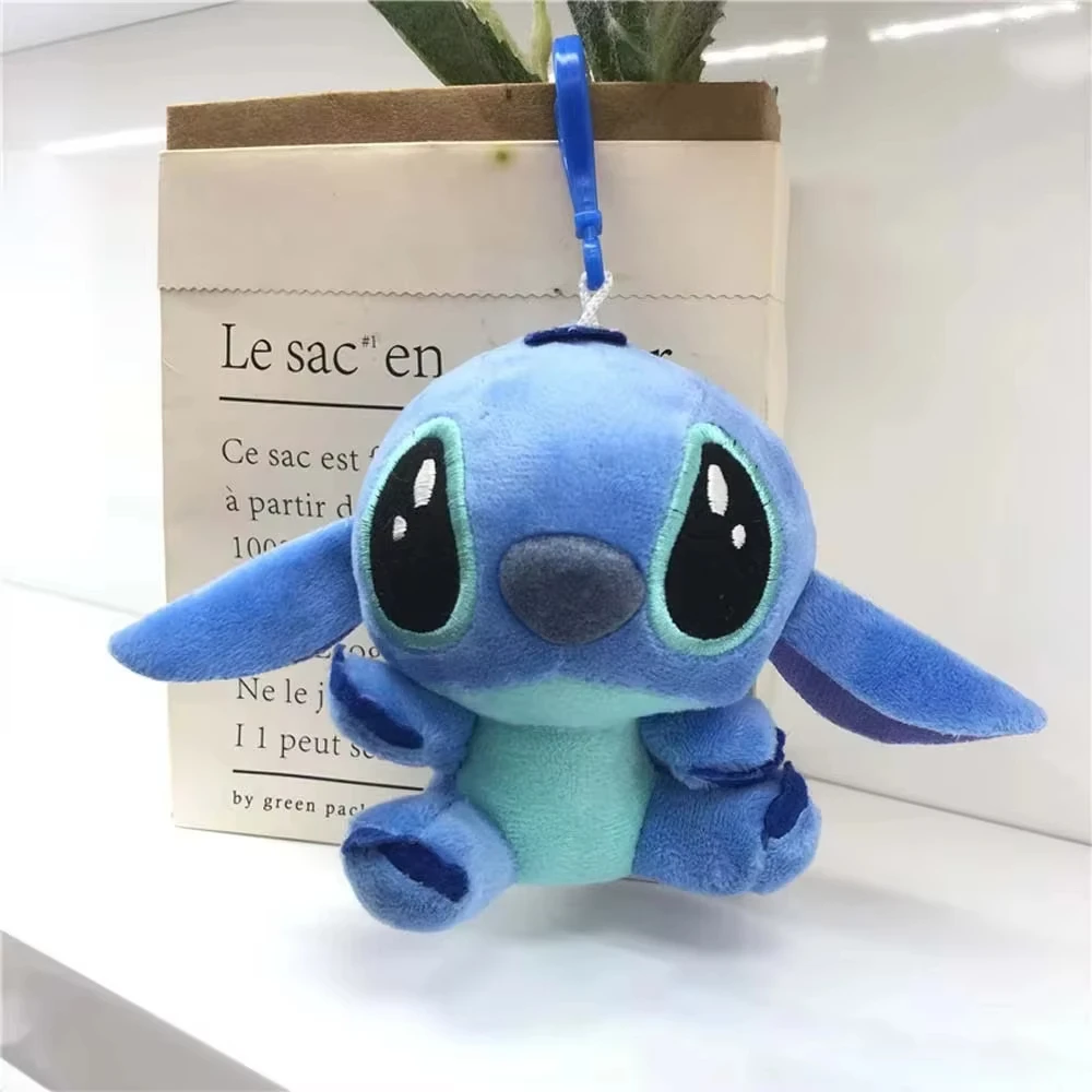 LLavero de peluche de punto y Ángel de dibujos animados, muñecos bonitos de pareja para mochila, decoración de habitación Kawaii, regalo de cumpleaños para estudiantes