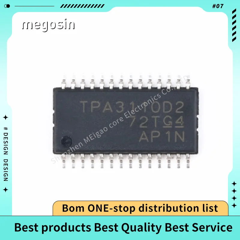 5pcs/lot TPA3110D2PWPR TPA3110D2 TPA3110 TSSOP-28 Audio amplifier chip