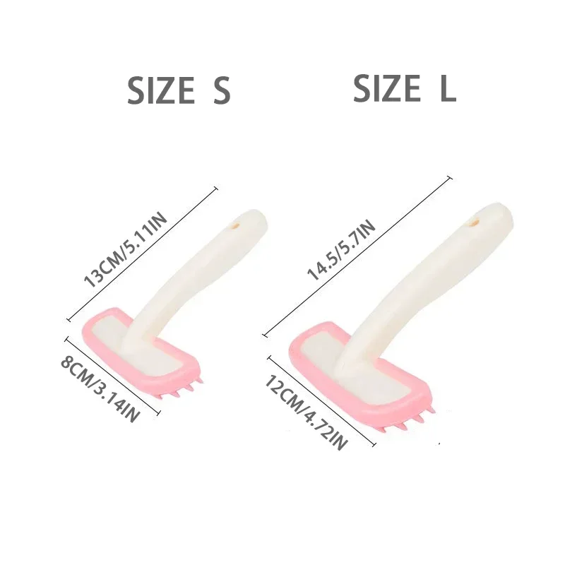 Silicone Small Pet Rabbit Comb Grooming Trimmer Fur Brush for Guinea Pig Chinchilla Cleaning Grooming Tool Accessoires Lapin