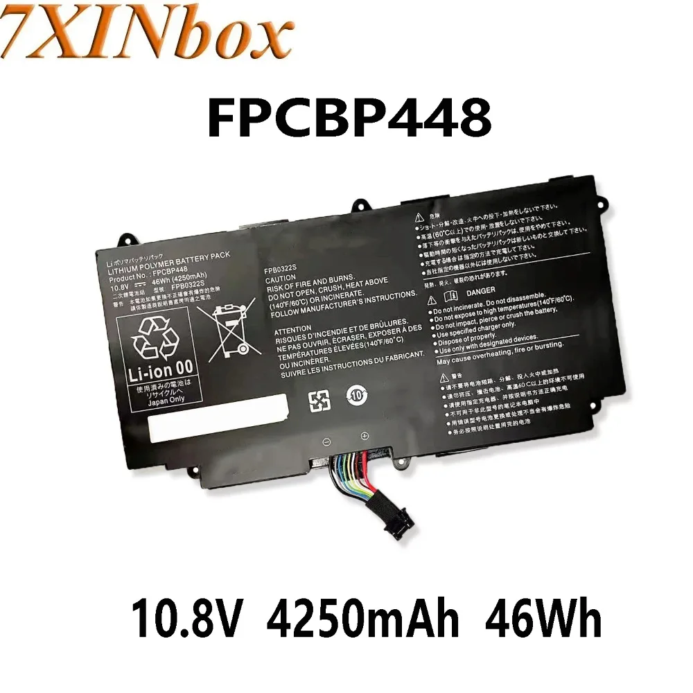 

7XINbox FPCBP448 10.8V 4250mAh 46Wh Laptop battery for Fujitsu Stylistic Q775 Q736 Q737 FPB0322S series