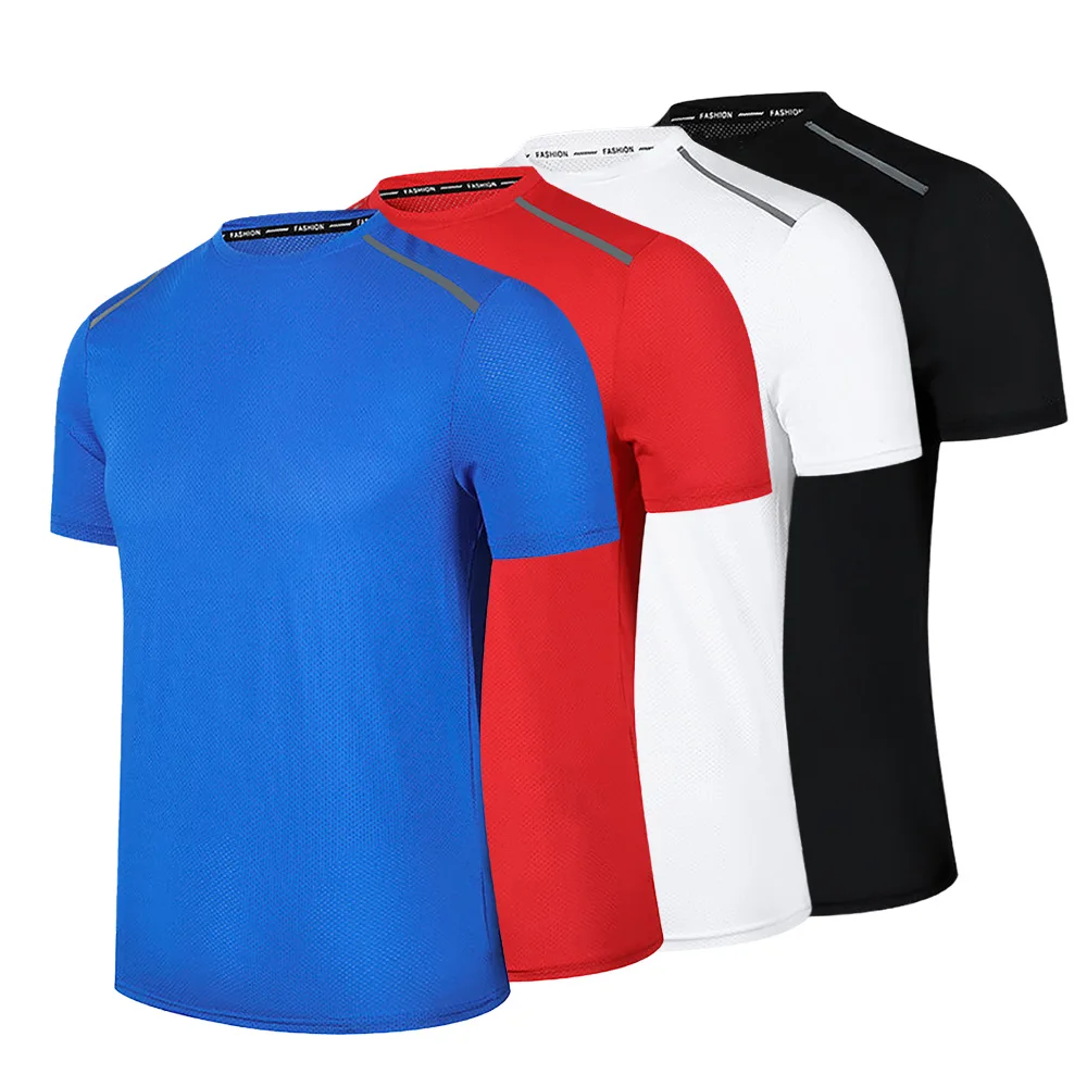 

Men Running Sport T-Shirt Men Compression Fitness Quick DryTight Training Men's shirt Sport Running Shirts Jersey Customization