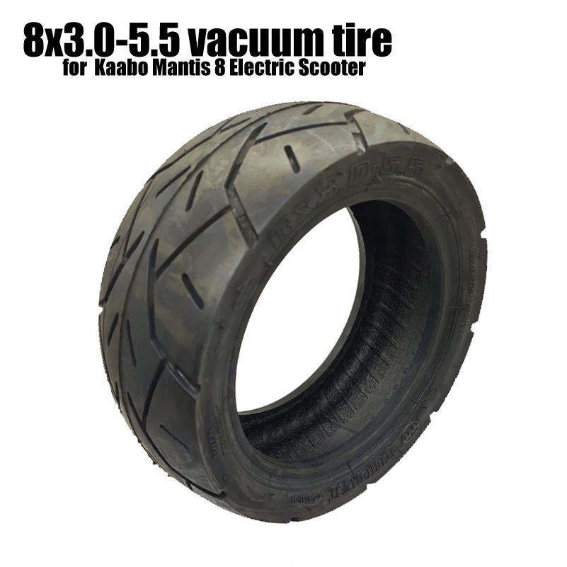 8x3ยางสุญญากาศสำหรับชิ้นส่วน skuter listrik 8X3.0-5สเก็ตบอร์ดไฟฟ้า8x3อะไหล่สกูตเตอร์0-5.5