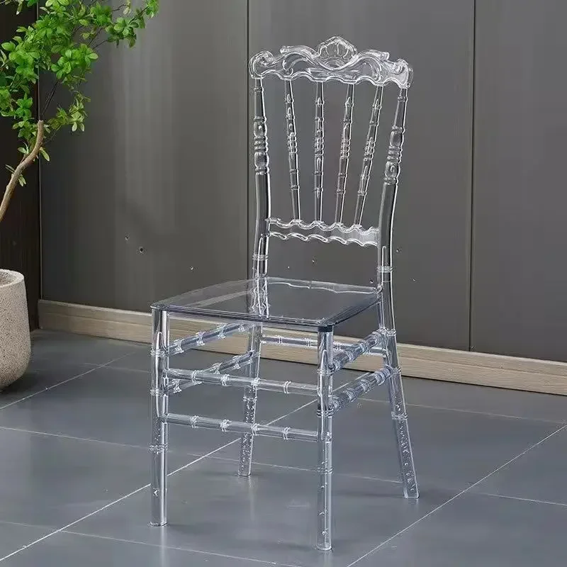 

Reception Chair Living Room Armchairs Chivalry Chairs Stackable Banquet Parties Lounge Party Silla Wedding Wholesale Acrylic