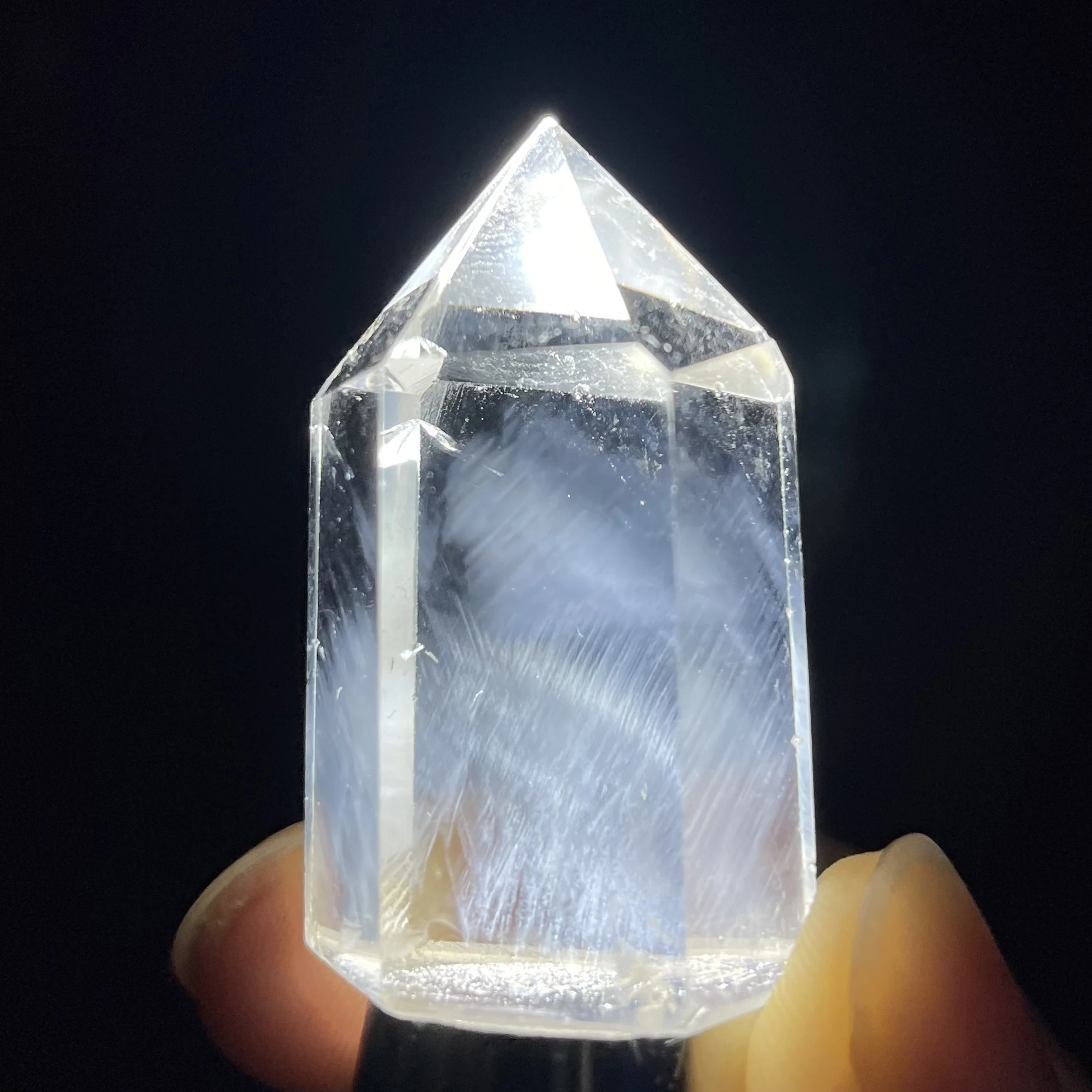 Natural Clear Quartz Point Angel Wings White Crystal Tower Polished Wand Healing Gift Reiki Obelisk Feng Shui Decor