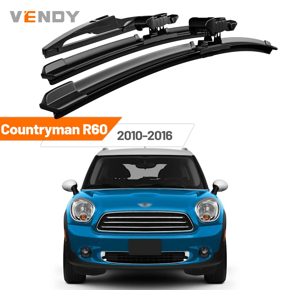 Für Mini Countryman R60 2010-2016 2011 2012 2013 2014 Vordere & Hintere Windschutzscheiben-Wischerblätter Scheibenwischer-Set Zubehör