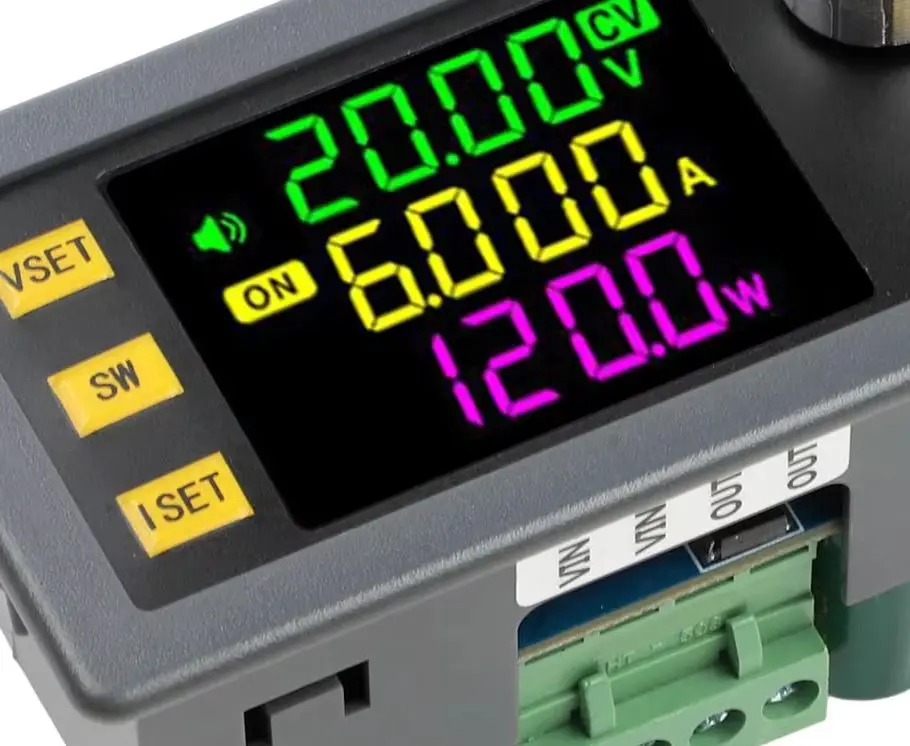 

120W 6A CNC Voltage Regulator DC-DC Converter DC-DC Buck/Boost Power Supply CNC Adjustable Regulated Power Supply