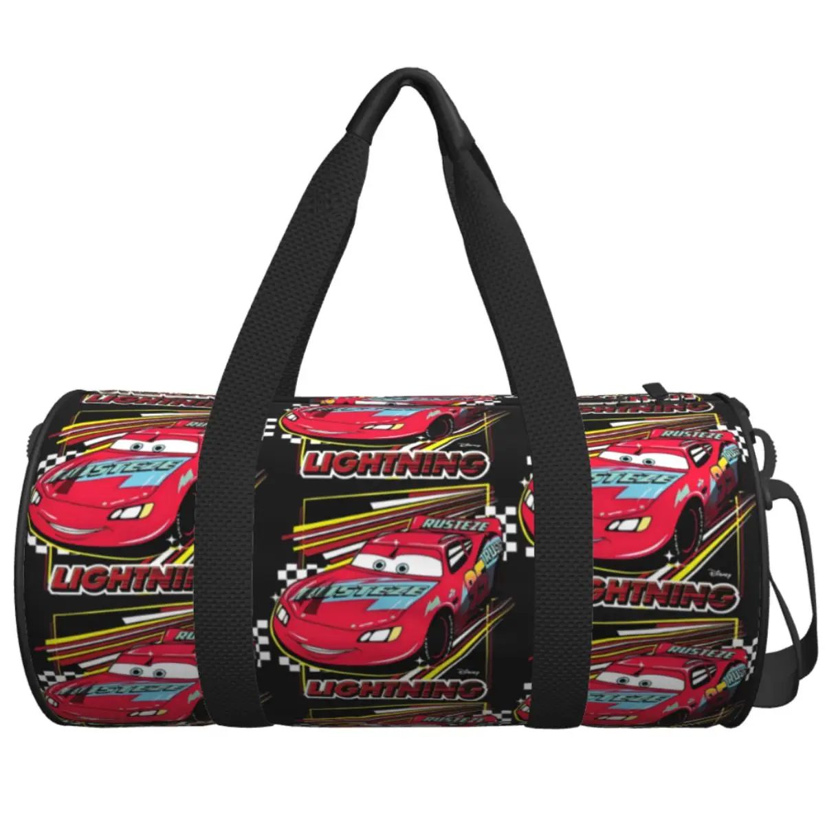 

Дорожная сумка с рисунком Cars Lightning Mcqueen, спортивные сумки большой вместимости, портативная мужская спортивная сумка с узором, милая сумка для фитнеса