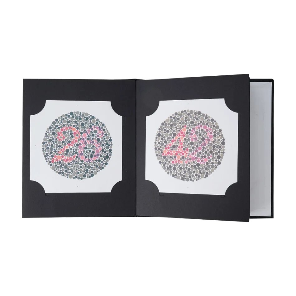 Test di vista per la deficienza dei colori 38a edizione 2025 Libro di debolezza daltonismo per la vista Libro di test ottico per oftalmologia