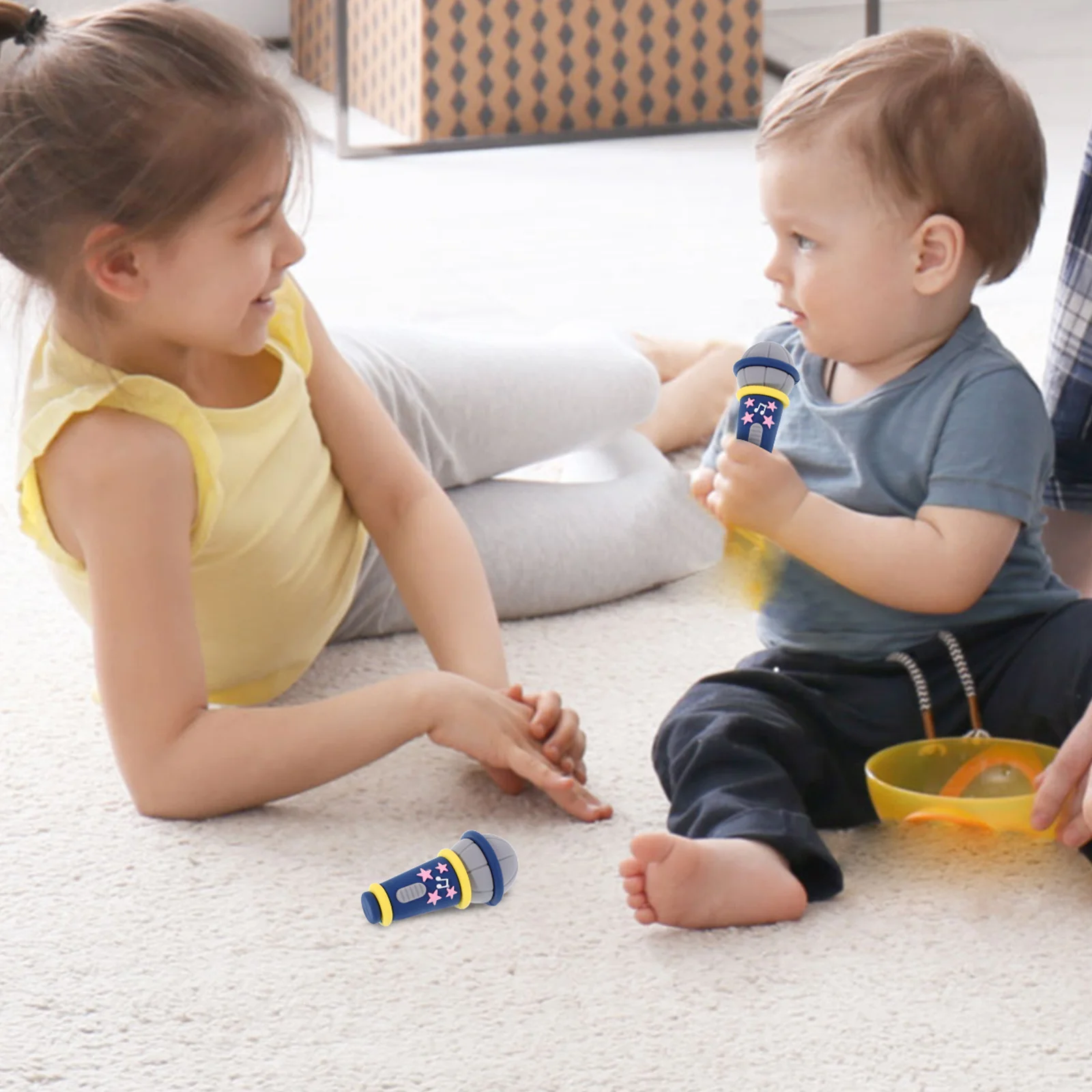 

4Pcs Children Cartoon Soft Play Set Cute Design for Hand-Eye Coordination Toddler Learning Sensory Activity Kids Role-Play Game