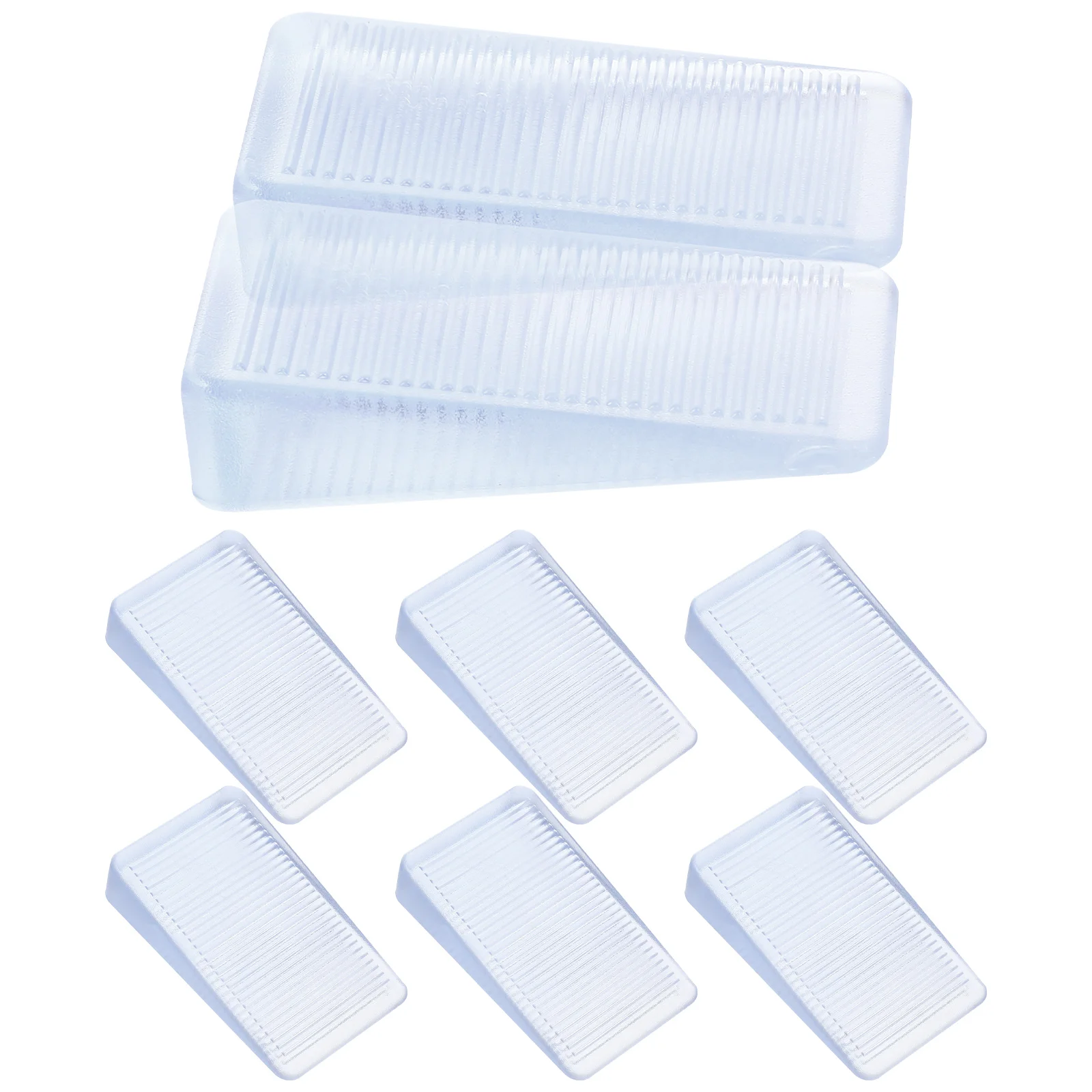 

8pcs Adjustable Furniture Shims Levelers Table Stabilizers Cabinet Wedges Floor Protectors Household Door Stopper Wood Mat