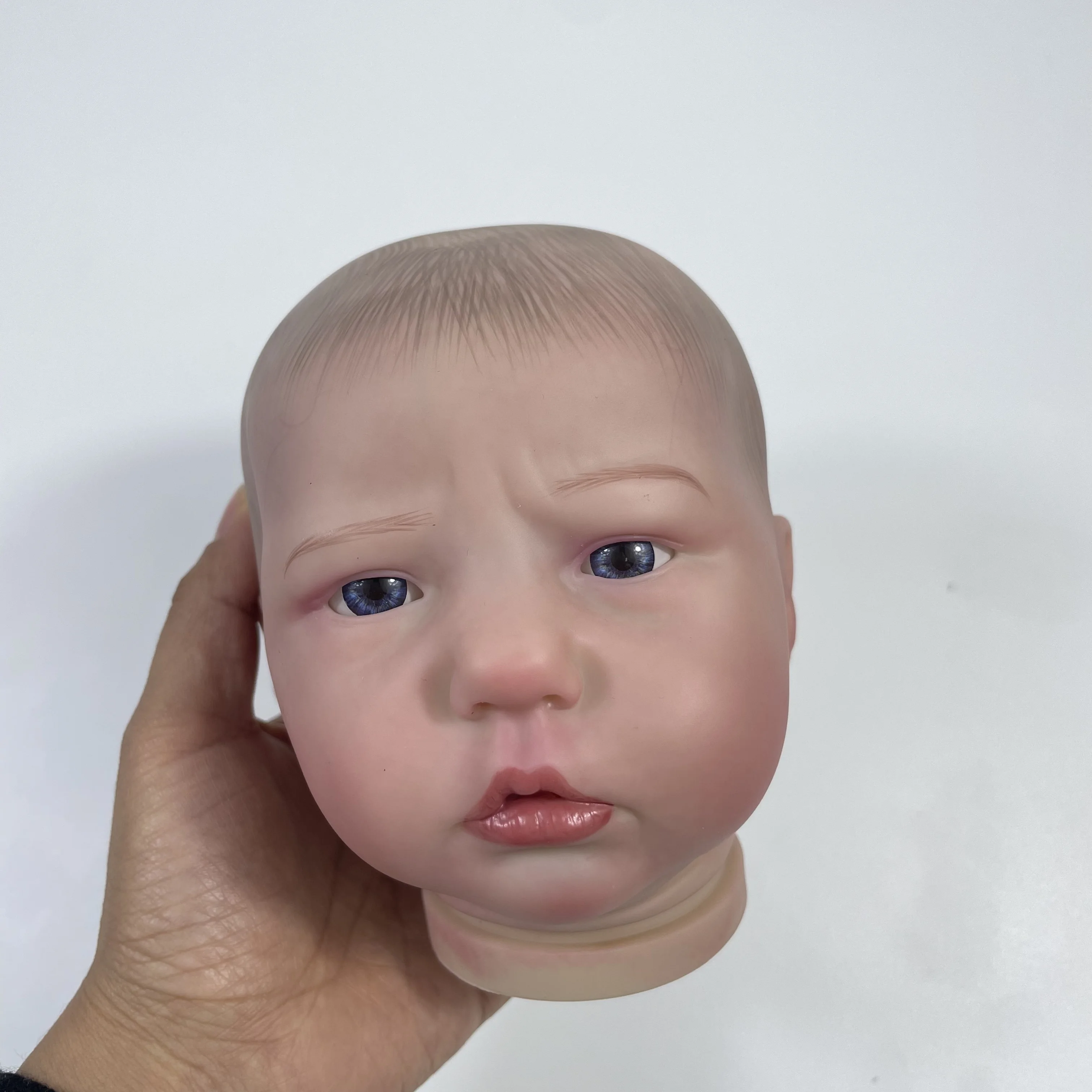 MRB 19 inch Already Painted Reborn Doll Kits Ellie-Sue With Blue Eyes Vinyl Reborn Unassembled DIY Doll Kit Mold