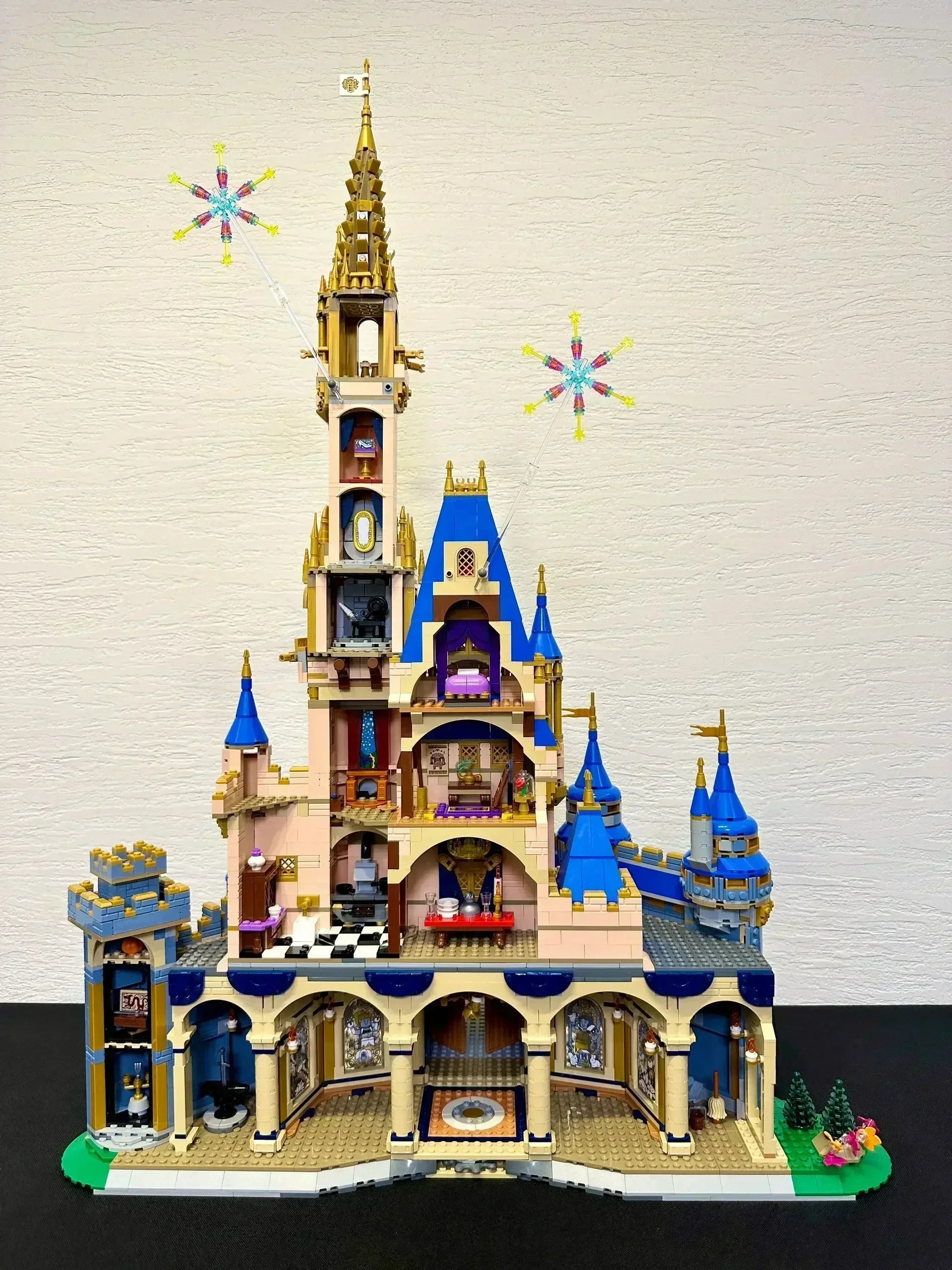 43222 プリンセスキャッスル 100 周年記念シティストリートビュー 16008 95658 モデルビルディングブロックレンガ子供のおもちゃ 71040