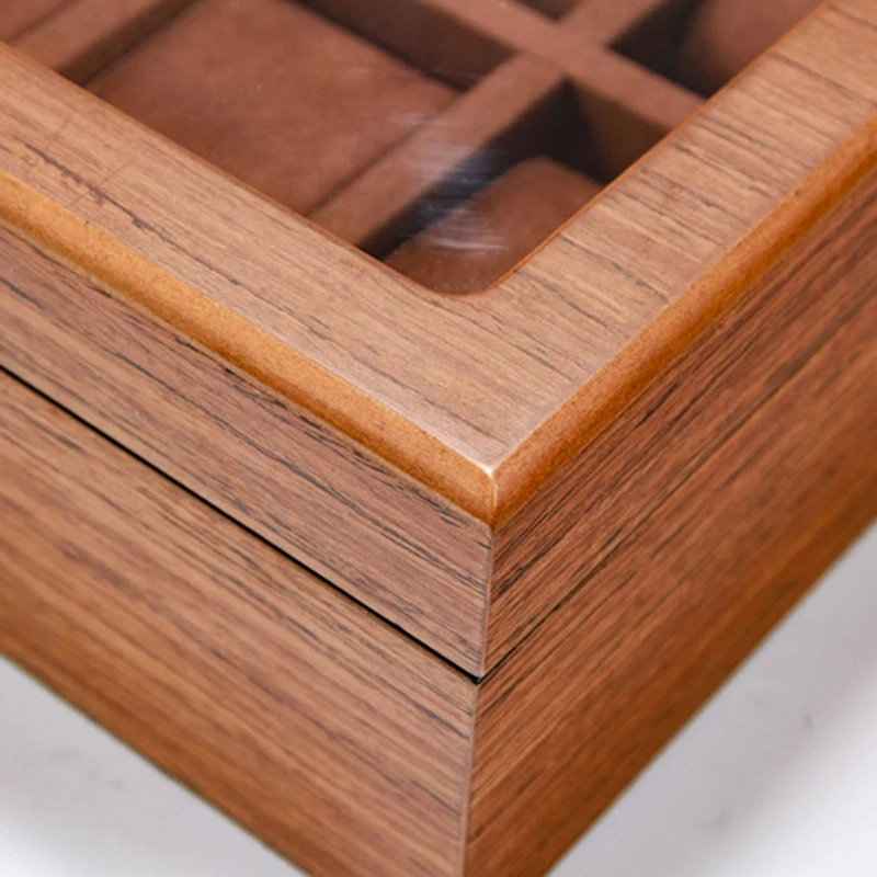 Luxury Handmade Wood Watch Box Wood Clock Box Watch Case Time Box For Watch Holding