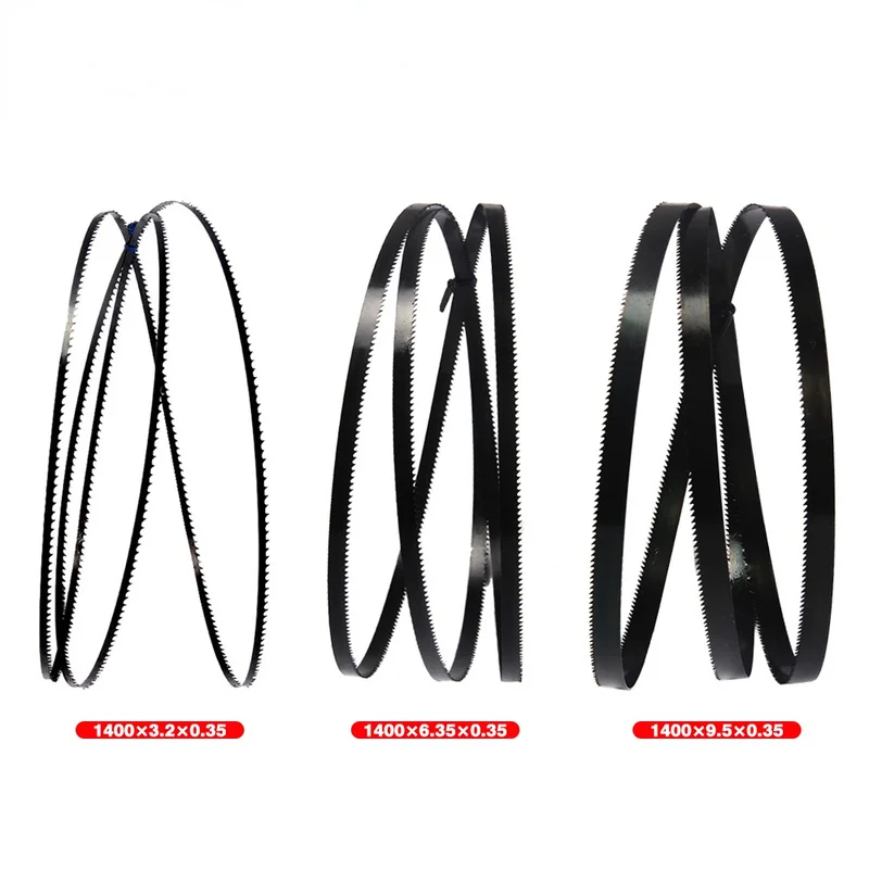 Band Saw Blade para Woodworking Tools, Acessórios para Scheppach SB200, 1400mm, 4,5mm, 6,35mm, 9,5mm Largura, 6 TPI 14TPI, 3Pcs