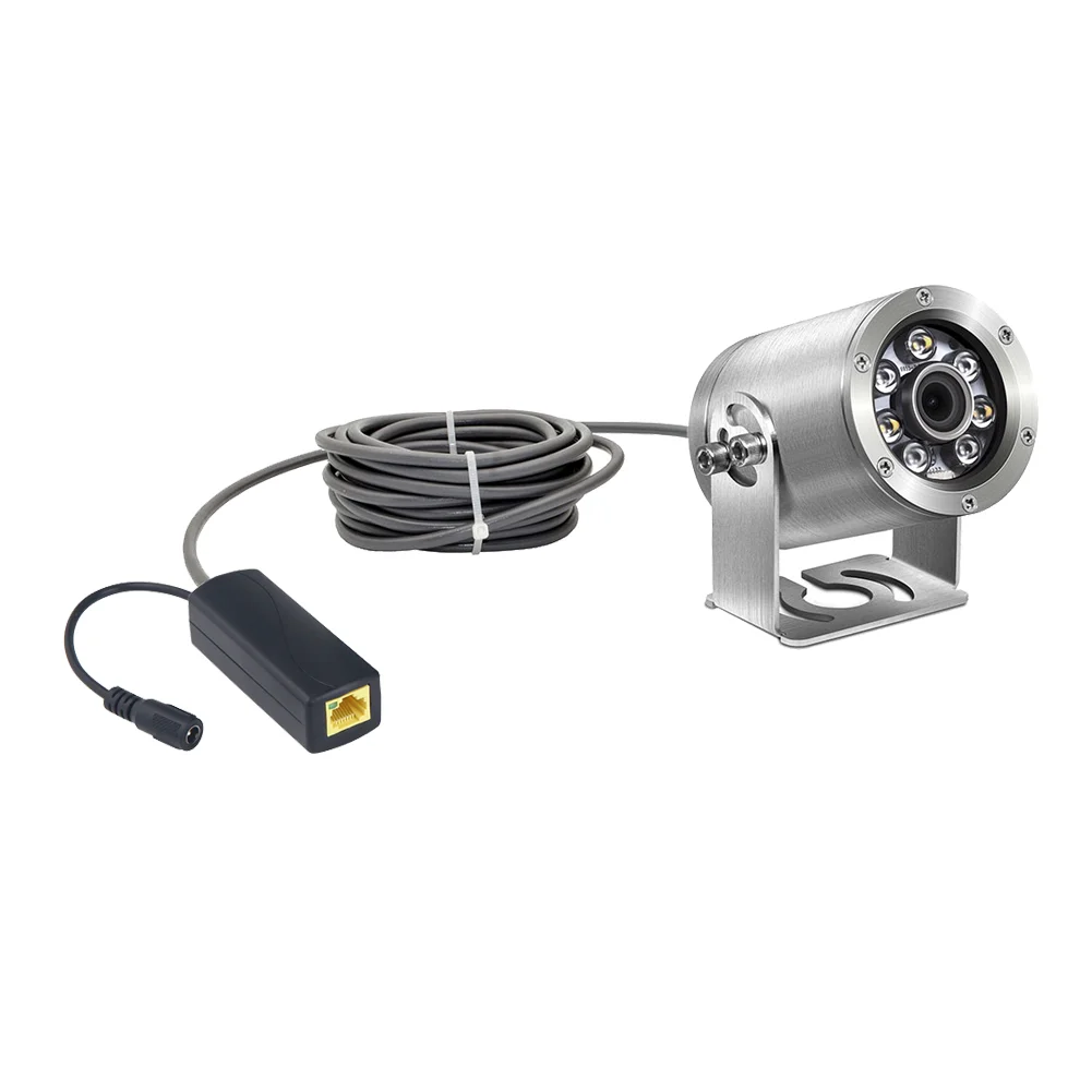 

IP68 Seawater Grade Stainless Steel 8MP 3.6mm Electric Focusing Lens Robot Industrial Inspection Camera