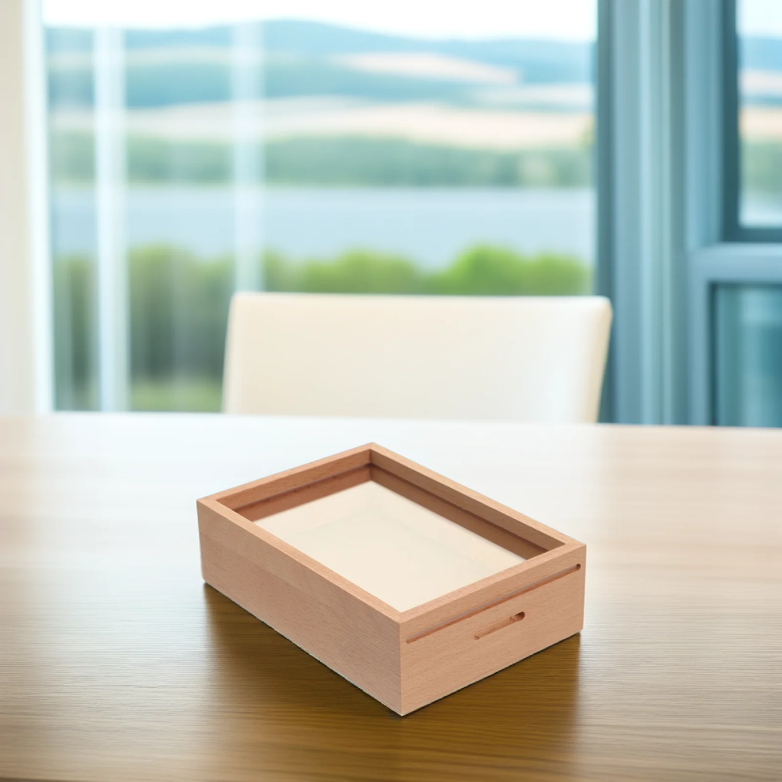 Unieke volwassen spaarpot houten tips geld opbergdoos transparante muntbank voor thuiskantoor cadeau met schaduwdoos frame ontwerp