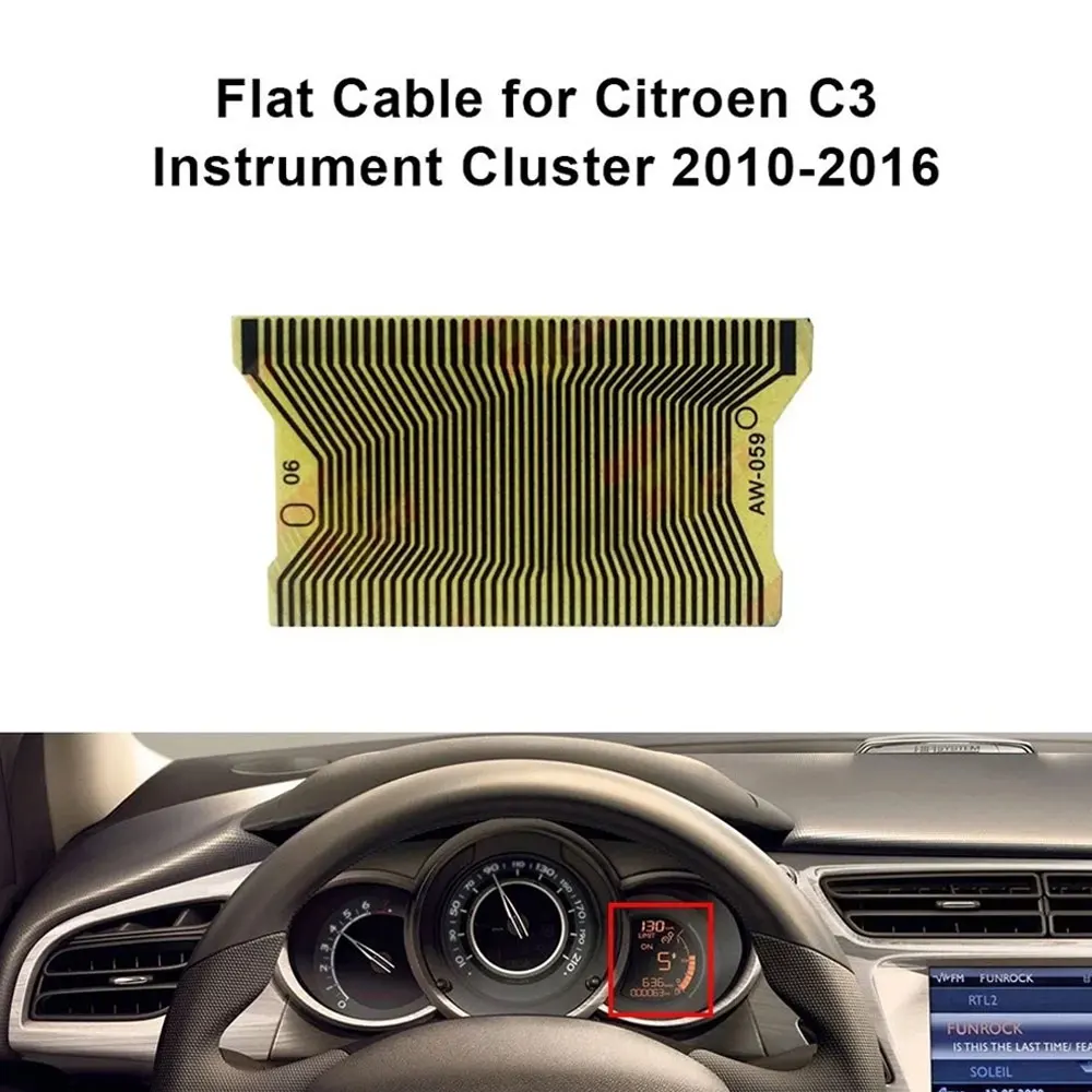 Flachkabel für Citroen C3 DS3 Instrumentencluster – Detail 2