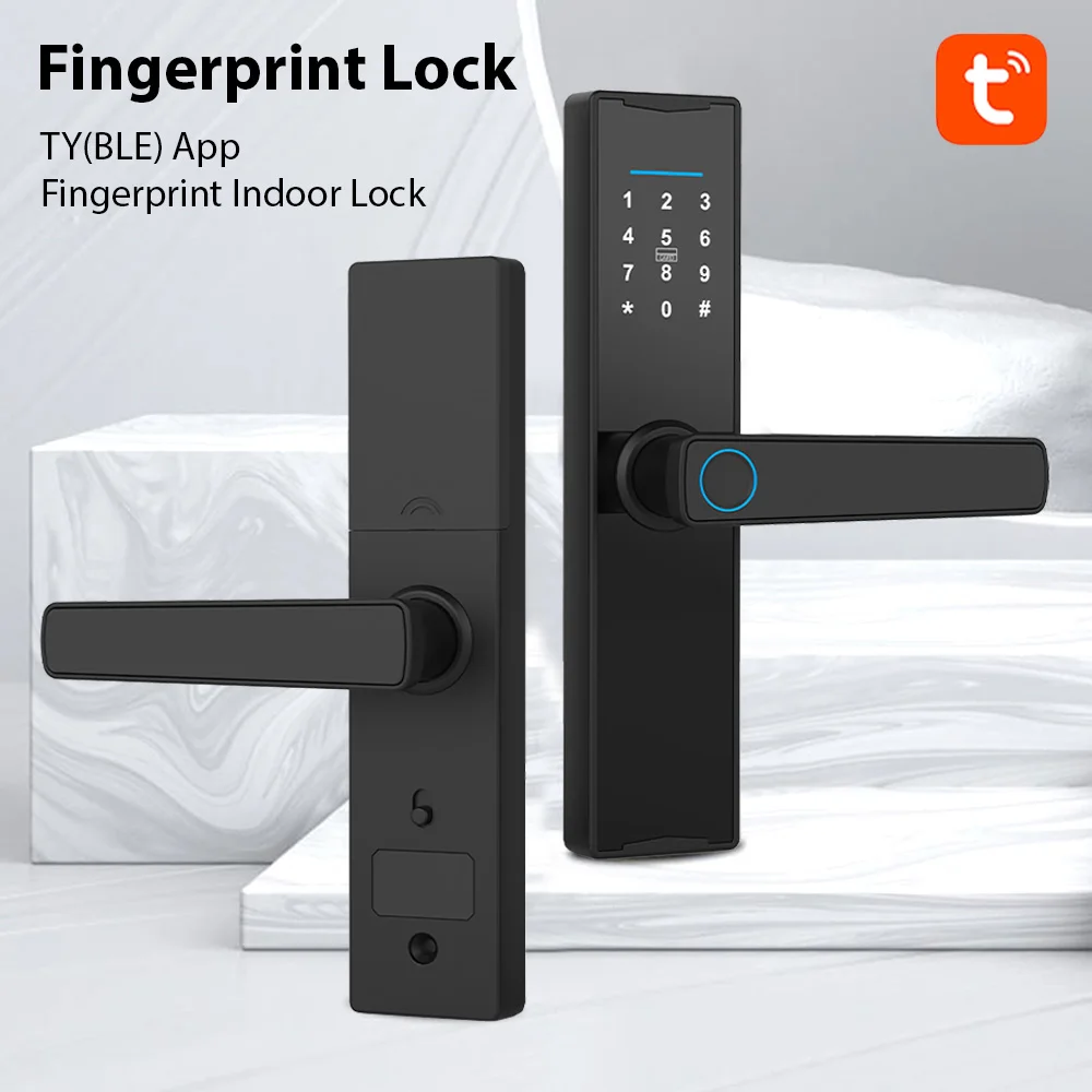 Tuya Smart Lock Fingerprint Lock Door Lock Keypad Door Lock Electronic Deadbolt Intelligent Door Lock  for All Kinds Of Doors