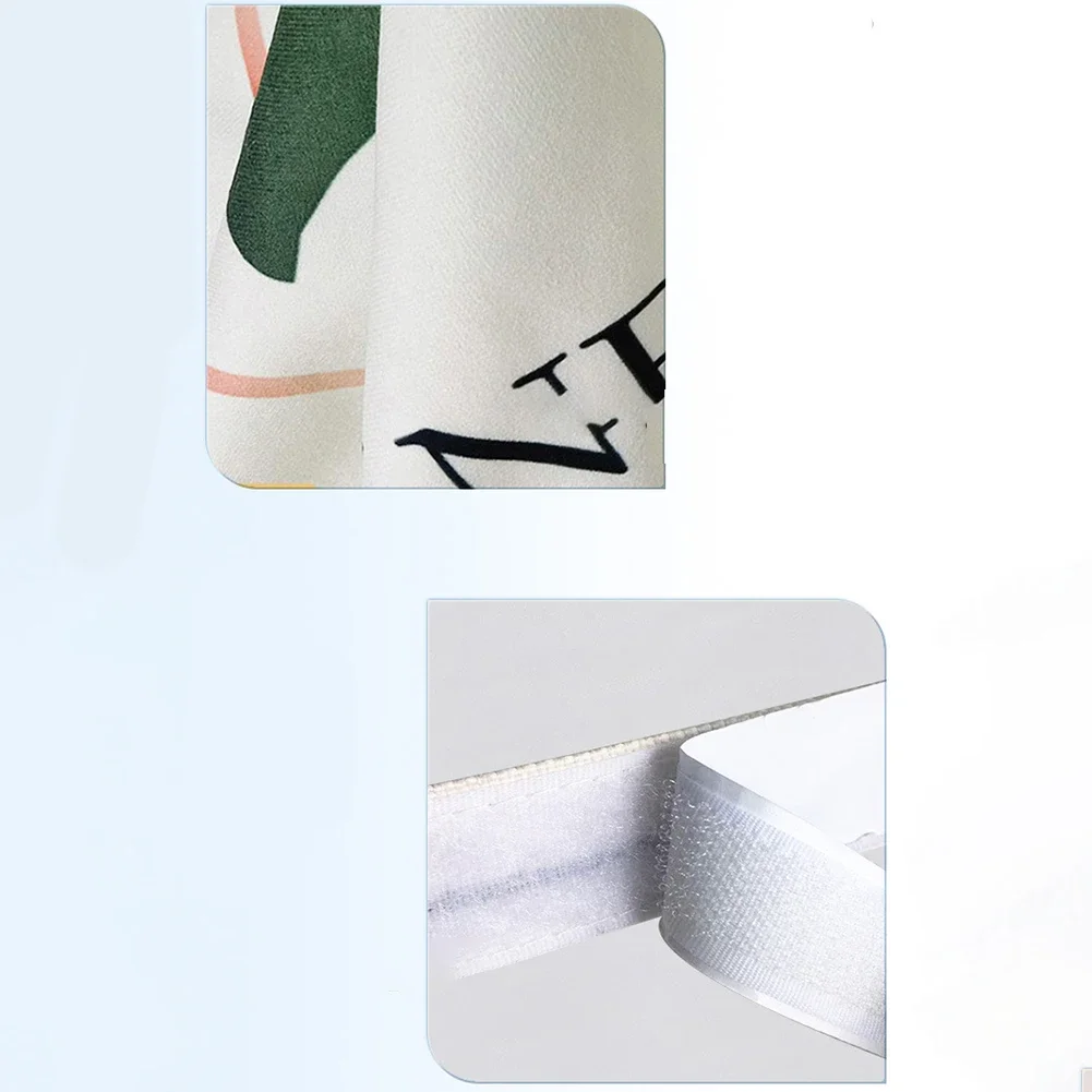 Kitchen Cabinet Cover Curtain Non Perforated Cabinet Dust And Oil Fume Curtain Bookcase Wardrobe Decorative Cover 50x70cm