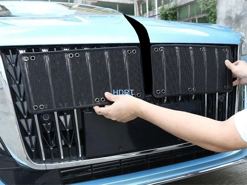 

Car Style Insect Screen Anti Bug Net Front Racing Grille Insert Cover Protector Decoration Accessories For FAW HongQi H5 2023 +