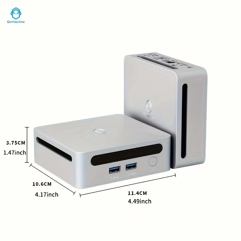 GenMachine Ryzen PRO 6800H 6800U 7840U 7840U ES كمبيوتر صغير USB4 2.5G LAN 24GB RAM 512GB ROM M.2 LPDDR5 6400Mhz WIFI6 BT5.2 كمبيوتر صغير #2