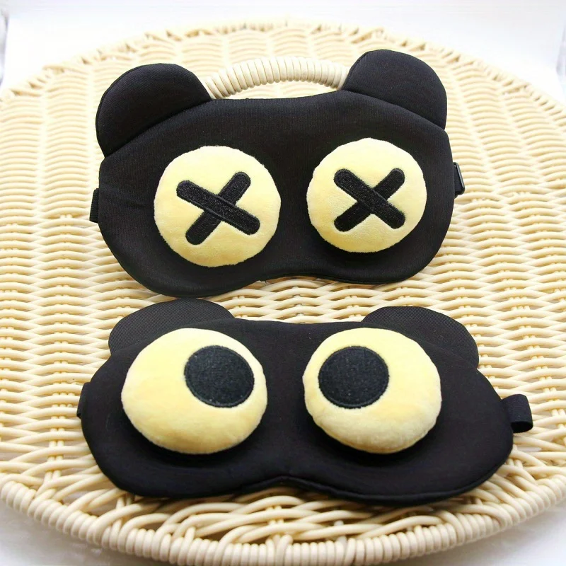 

Милая и забавная маска для глаз для мужчин и женщин, дышащая светонепроницаемая маска для сна для снятия усталости глаз