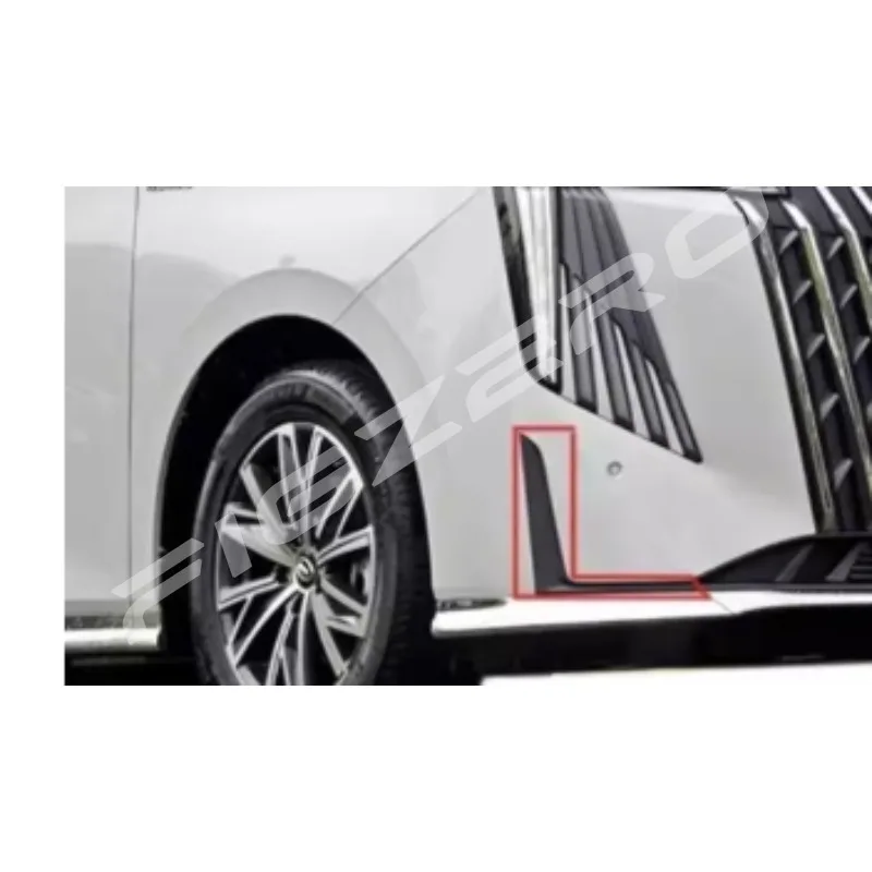 Front Bumper Bar Trim Strips Fog Light Frame Decoration Cover Panel Chrome Strip for Trumpchi M8 Master 2024 Left Right