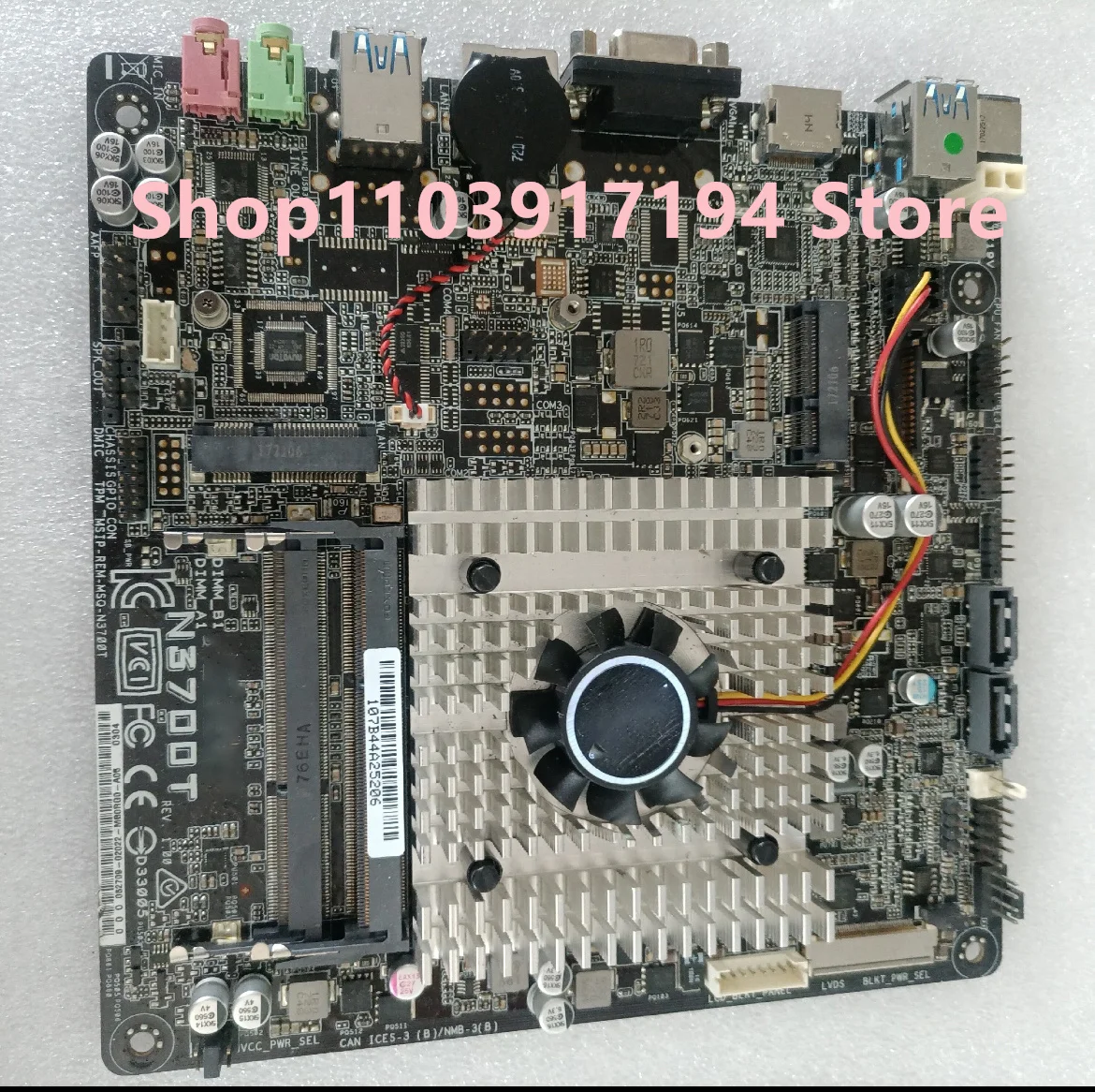 FOR ASUS N3700T  Itx small board 17x17 main board