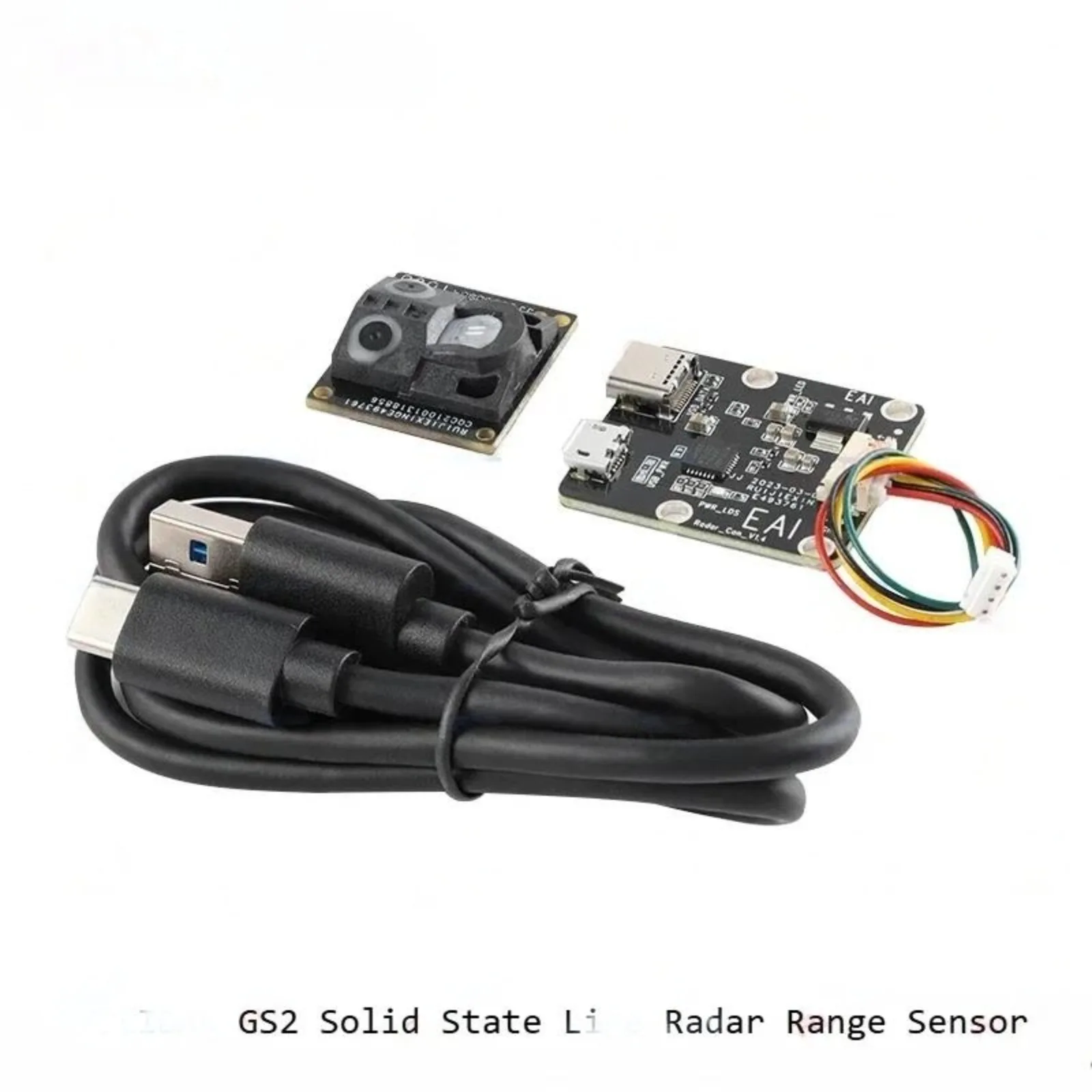 Модуль твердотельного датчика LiDAR YDLIDAR GS2 100г. ° FOV Предотвращение препятствий для робота-вакуумной навигации