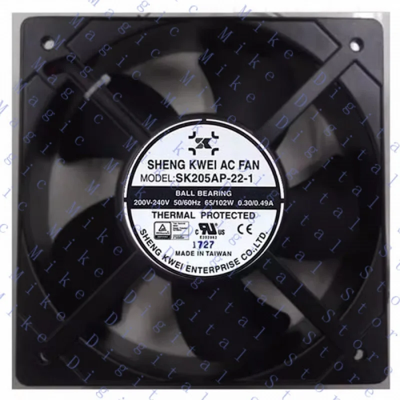 

UU FOR SHENGKWEI SK205AP-22-1 20572 200V-240V 65/102W Cooling Fan