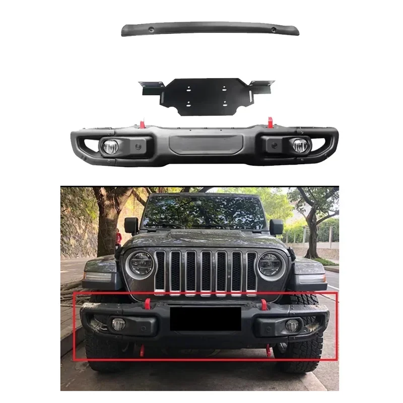 10th Anniversary Front Bumper For Jeep Wrangler JL 2018 2019 2020 2021 2022