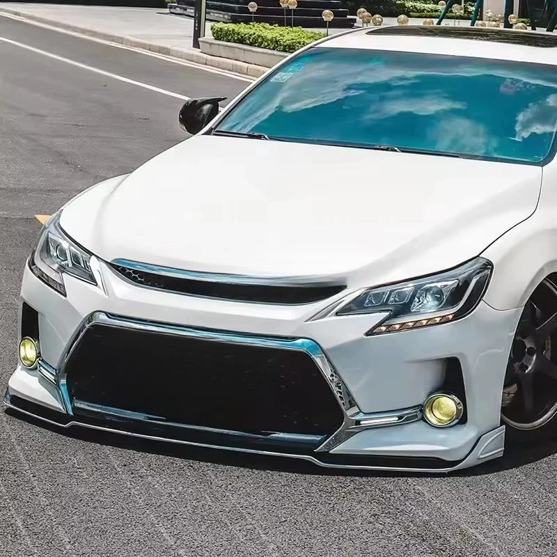 Price To-Yo-Ta Mark X Reiz Bodykit 2010-2018 Upgr To GS Style Front Bumper Side Skirts Rear Diffuser Grille