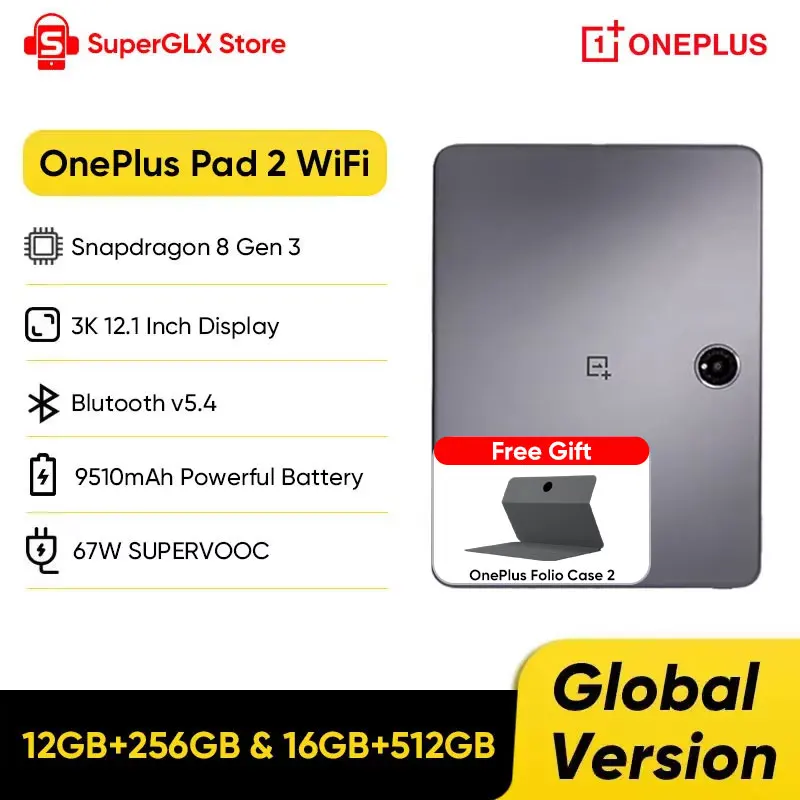 Global Version OnePlus Pad 2 12.1
