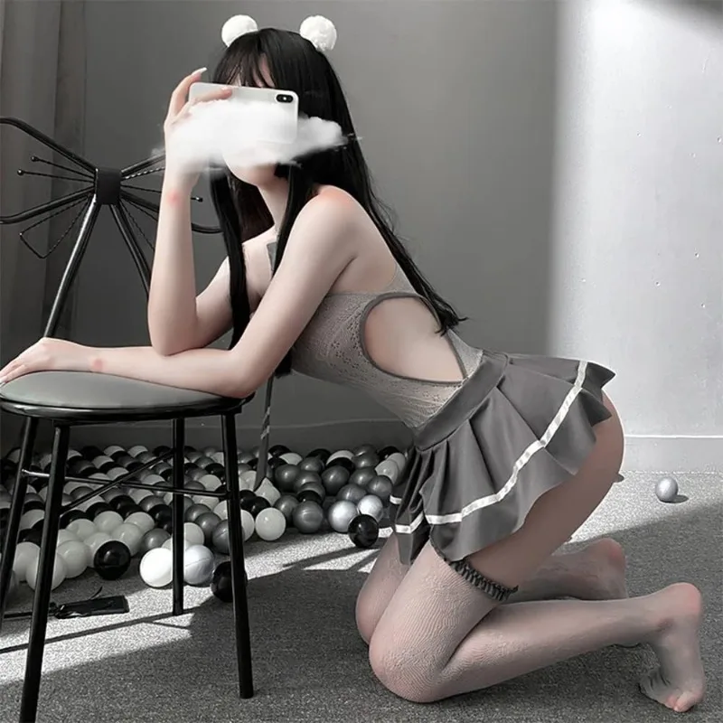 تلميذة يابانية تأثيري منظور إغراء موحدة لطيف أنيمي بحار دعوى ملابس داخلية مثيرة #4