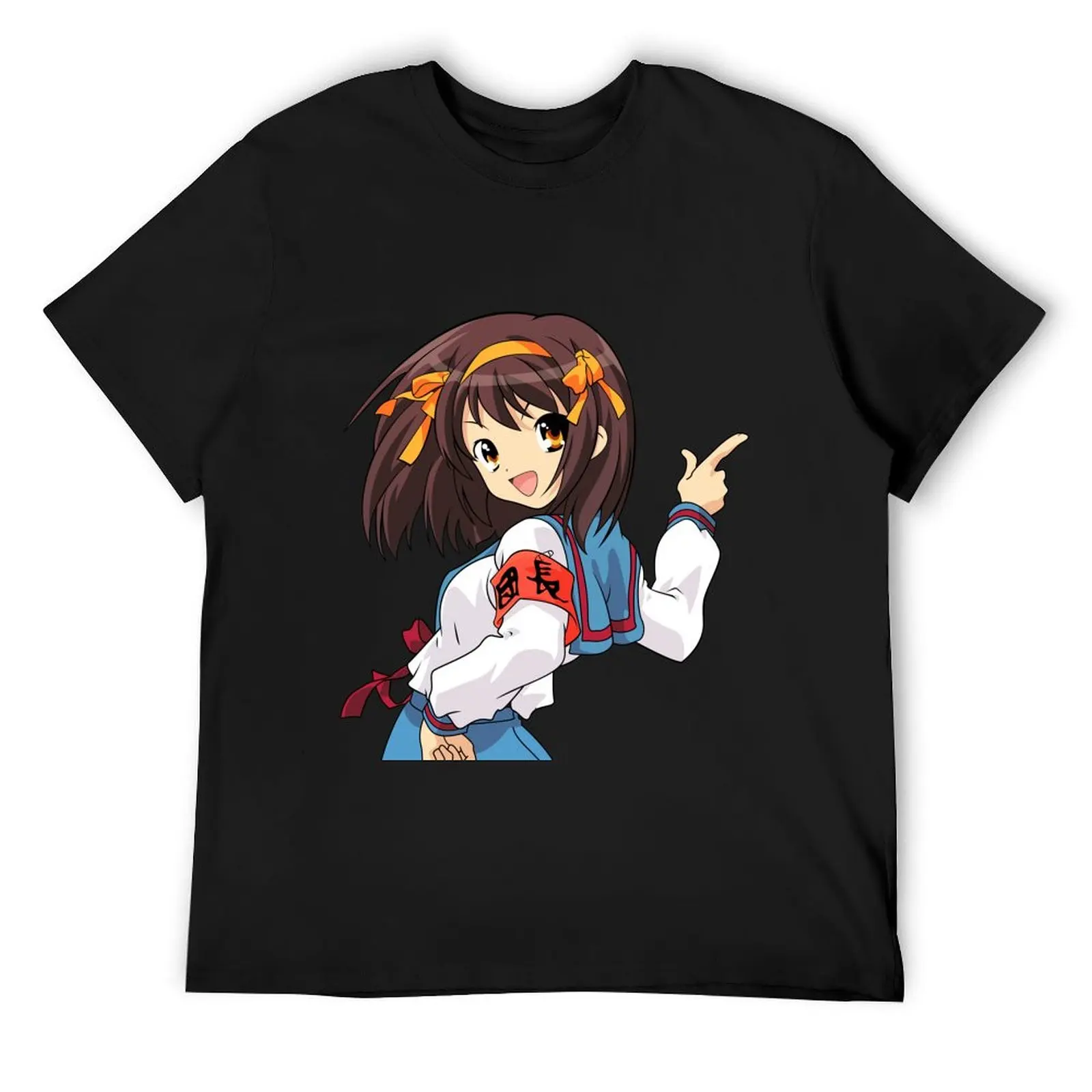 

Haruhi Suzumiya T-Shirt street wear man clothes new gifts and t-shirts custom t shirt men t shirt