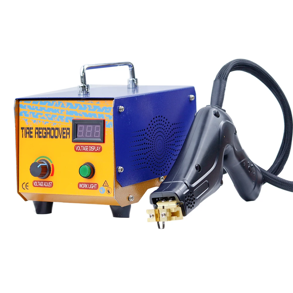 1KW Digital Tire Regroover Tire Rubber Engraving Machine Truck Car Rubber Tyres Grooving Electric Rubber Cutting power Machine