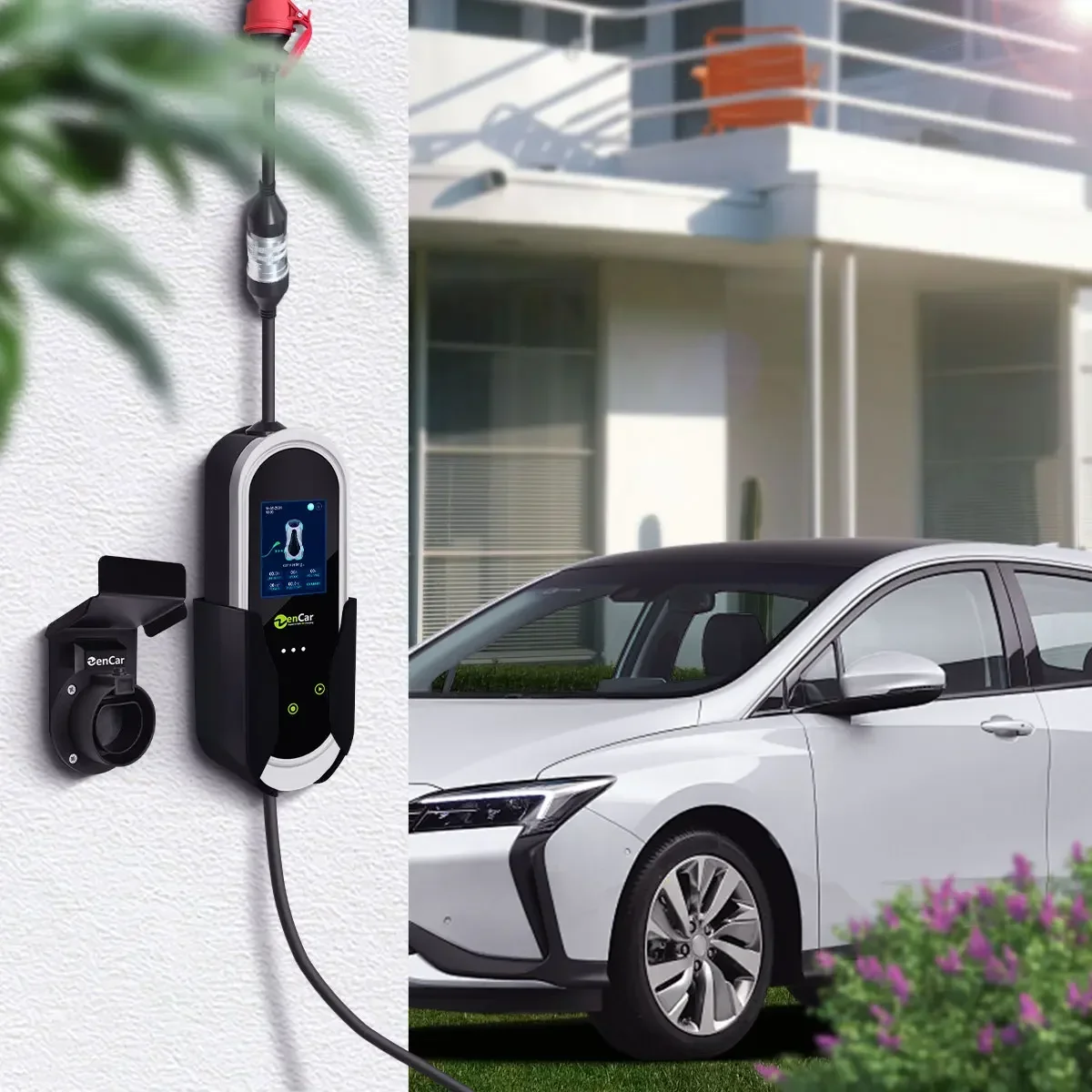 Zencar E-Pro 32A 22KW EV Charger Fast Home Electric Car Charger Mobile Portable EV Charger Station GBT With Multi Adapters WIFI
