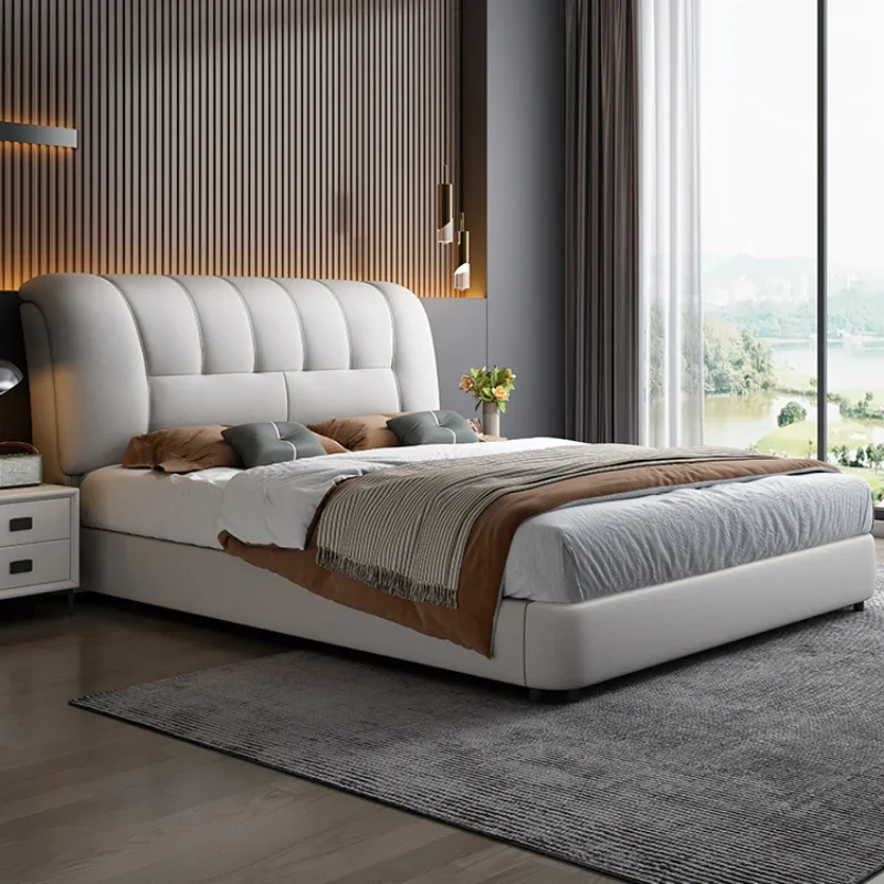 Pretty King Size Luxury Double Bed European Unique Queen Frame Double Bed Princess Modern Letto Matrimoniale Bedroom Furniture