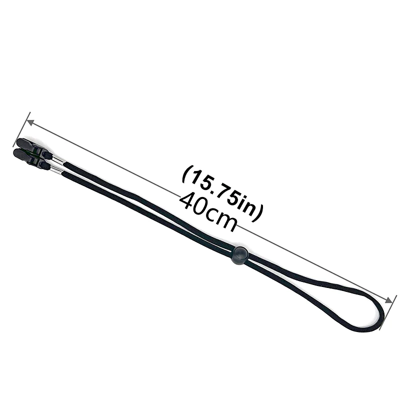 Removable Elastic Anti-Lost Windproof Hat Rope With Buckle Closure Lightweight Adjustable Sun Hat Lanyard Strap Retainer