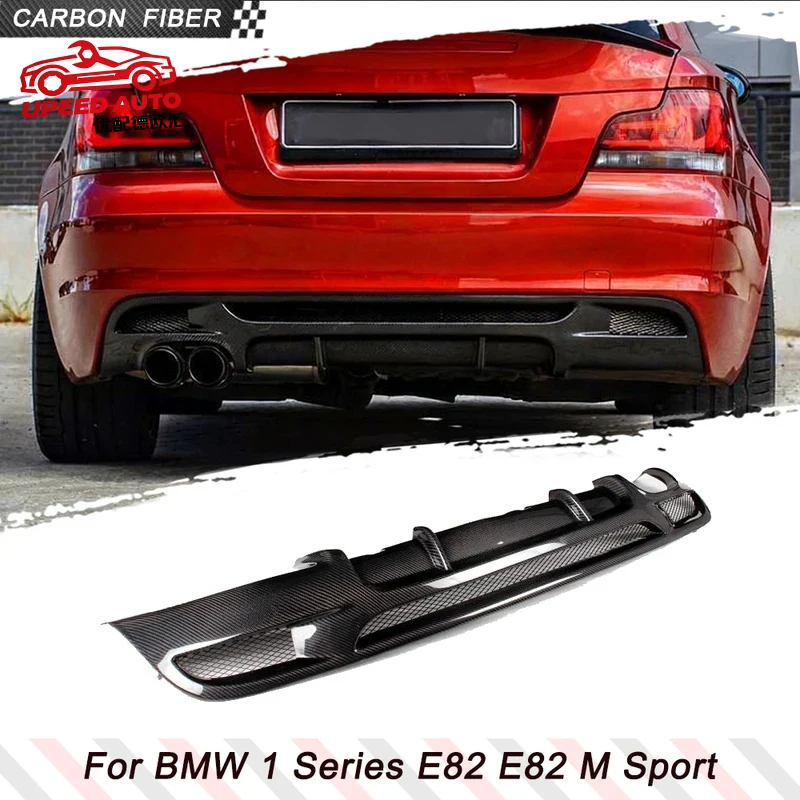 

Suitable for Carbon Fiber/FRP Car Bumper Diffuser Lip Spoiler BMW 1Series E82 E88 M Sport 2008-2013 Rear Splitters Racing