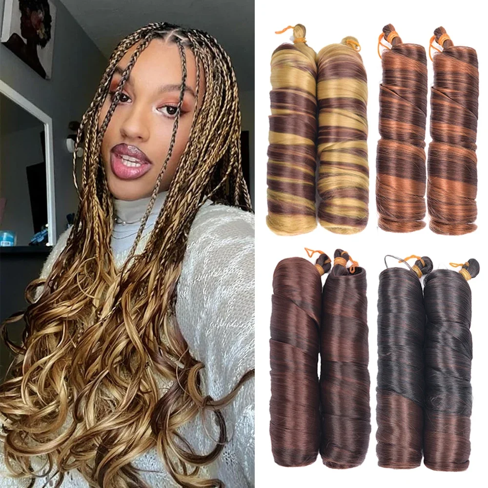 

24 "свободные волны, плетение волос, синтетические спиральные кудри, косы для волос, предварительно растянутые надувные косы, французские кудри, плетение волос