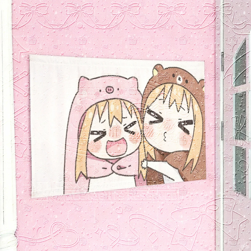 Kawaii Umaru Chan Tapestry かわいい Anime Girl Wall Hanging Cute Pink Room Decor For Bedroom Dorm Aesthetic Home Background Fabric A