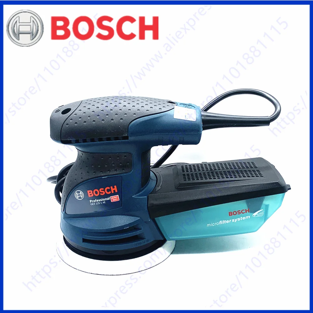 Bosch for Eccentric Sanding Machine GEX125-1AE Woodworking Dust free Polishing Machine Polishing Machine Speed Control Vibration