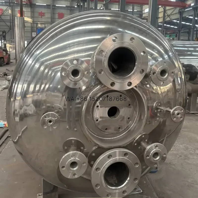 Wmwmnu 6000L Stainless Steel Glass Reaction Kettle Automatic Motor Multi Heating for TaiGuo Brand High Supplier Chemical