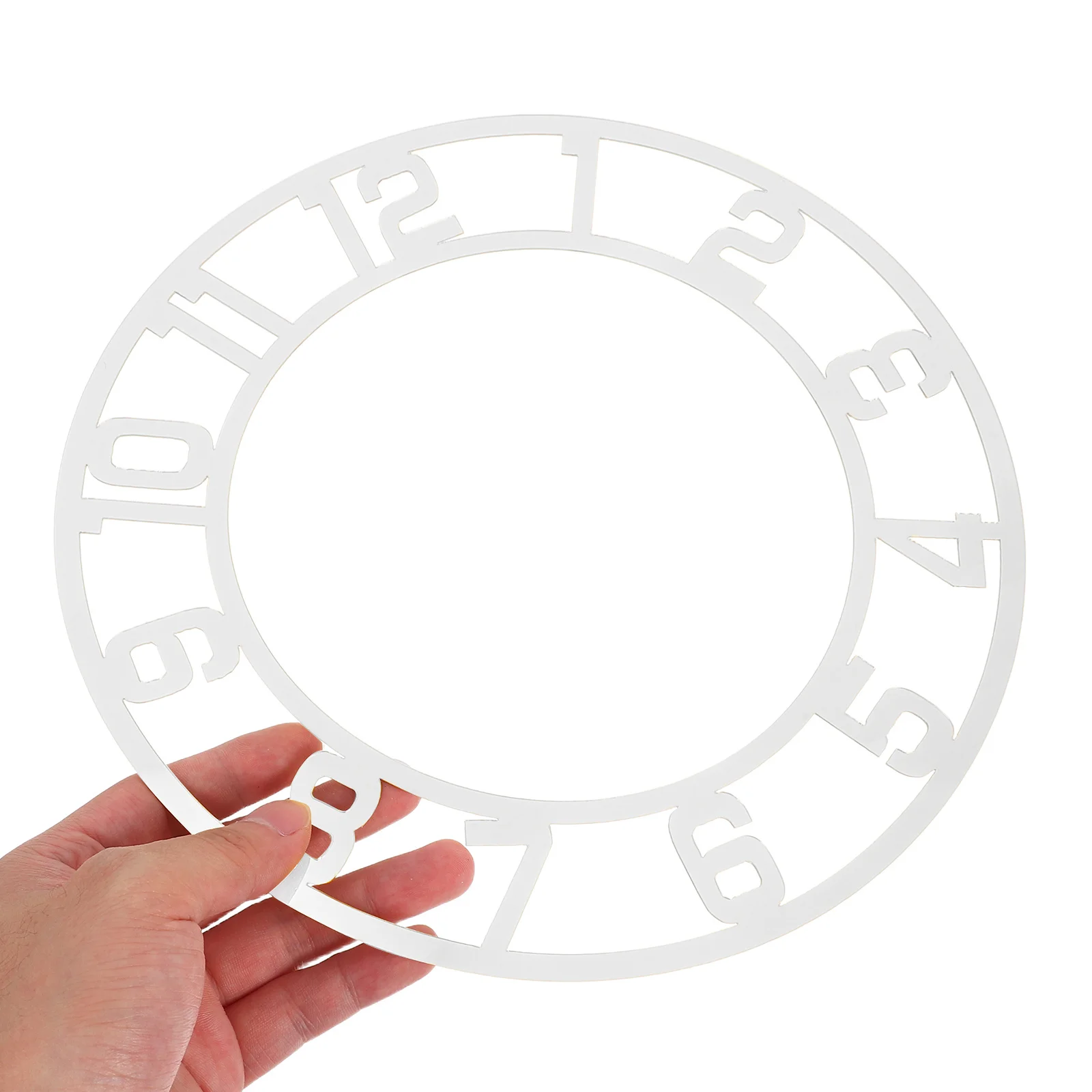 

Mirror Clock Wall Sticker Acrylic Round Modern Roman Numerals Living Room Hotel Entryway Decoration 25cm Clock Stickers