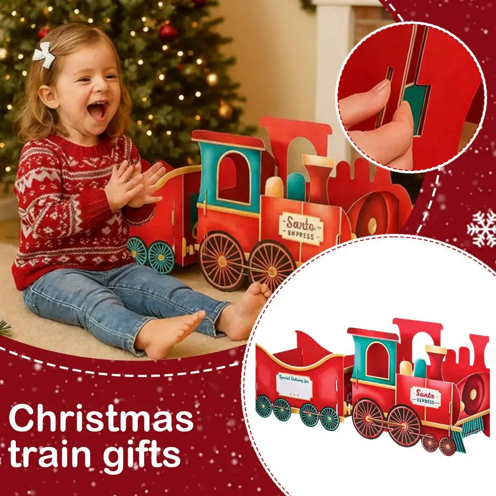 

Поезд Рождественский подарок Украшение Средний Санта-Клаус Изысканный подарок Игрушечный поезд для детей Семейные настройки Отсек для домашнего хранения