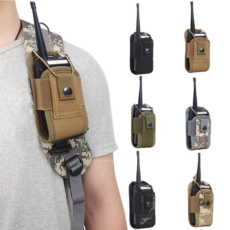 

Тактическая сумка-чехол для рации, универсальный держатель для радиостанции, карман для служебного ремня, портативный, для активного отдыха, кемпинга, спорта, на пояс DJJPJ01