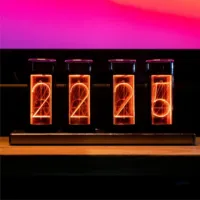 Tube Watch Desktop Original Retro Table Decoration & Accessories Gifts Nixie Tubes Clock Digital RGB Electronic Led Glow Nixie