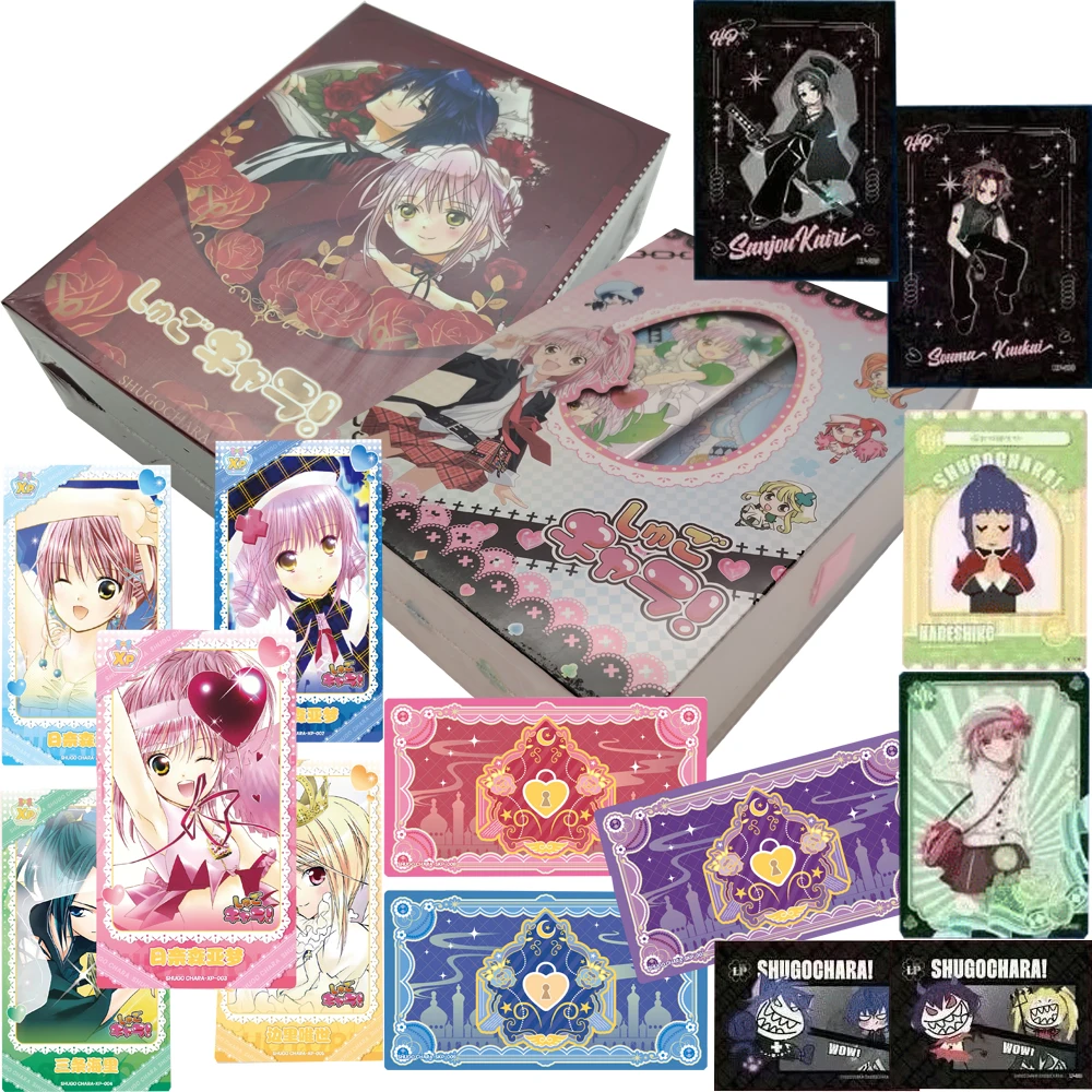 Trendy Popular Anime Shugo Chara Collection Cards Cartoon Peripheral Personality Art Exquisite HD Print Characters Hobby Card