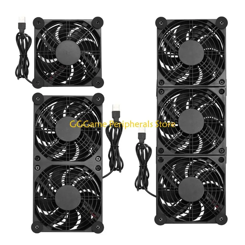 

U55B 120 мм USB Электронный охлаждающий вентилятор с низким уровнем шума Checker Electronics Coolers Home